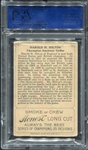 T227 Harold Hilton Honest Long Cut PSA 1