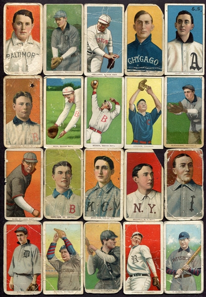 T206 Lot of 105 Different!! HOFers SLers & Oddities