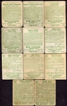1934 Goudey Lot of 11 Different w/HOF & High#'s