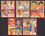 1935 Goudey 4-in-1 Lot of 5 Different Nicer Condition