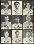1947 Tip Top Bread Lot of 11 Different St. Louis Browns/Cardinals