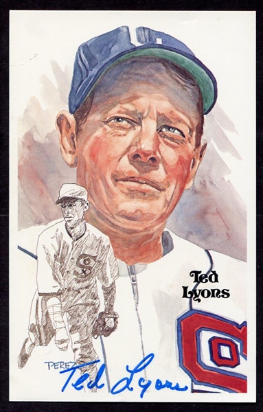 1980 Perez-Steele Ted Lyons Autographed