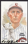 1980 Perez-Steele Edd Roush Autographed