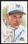 1980 Perez-Steele Bill Terry Autographed