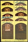 Lot 15 HOF Gold Plaque Postcards All Signed
