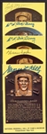 Lot 15 HOF Gold Plaque Postcards All Signed