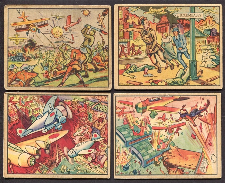 R69 1938 Horrors of War #2 3 4 & 5
