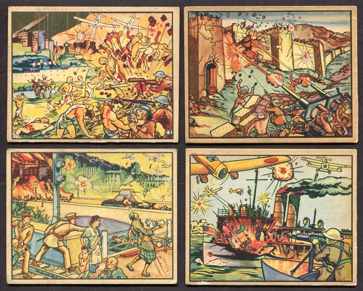 R69 1938 Horrors of War #6 7 8 & 9