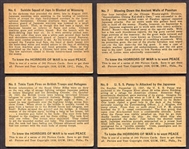 R69 1938 Horrors of War #6 7 8 & 9