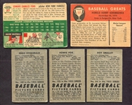 Lot of 5 1950's-60's Cards w/One Signed
