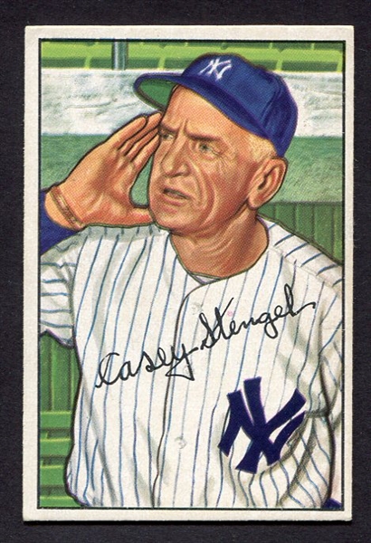 1952 Bowman #217 Casey Stengel Exmt