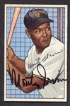 1952 Bowman #162 Monte Irvin Autographed