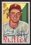 1952 Bowman #236 Tommy Brown Autographed