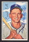 1952 Bowman #242 Everett Kell Autographed