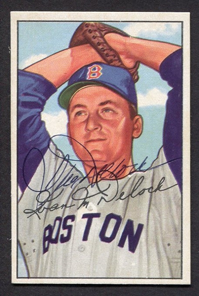 1952 Bowman #250 Ivan Delock Autographed
