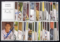 1982 Diamond Classics Complete Series 1 55 Card Set w/28 Autographed
