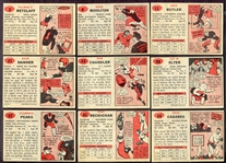 1957 Topps Football Lot of 24 Different 