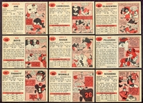 1957 Topps Football Lot of 24 Different 