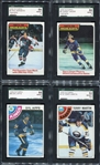 1978-79 Topps Hockey Lot of 5 SGC 88 & 92s