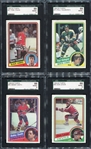 1984-85 Topps Hockey Lot of 15 SGC 88 & 92's