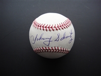 Johnny Schmitz Autographed Selig MLB Ball