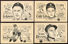 1947 PCL Signal Oil Hollywood Stars Partial Set of 16 Different