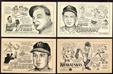 1947 PCL Signal Oil Hollywood Stars Partial Set of 16 Different