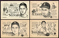 1947 PCL Signal Oil Hollywood Stars Partial Set of 16 Different
