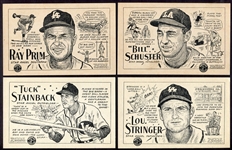 1947 PCL Signal Oil Los Angeles Angels Partial Set of 15 Different Ex/Exmt