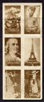 1948 Topps Magic Nickel Pack Sheet of 6 w/Ty Cobb