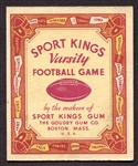 1933-34 Goudey Sport Kings Varsity Football Game Card #22