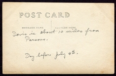 1909 Parsons West Virginia Baseball RPPC