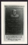 1950s Babe Ruth Monument Postcard