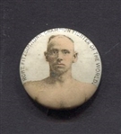1890s Bob Fitzsimmons Pepsin Gum Pinback