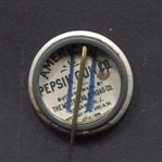 1890's Bob Fitzsimmons Pepsin Gum Pinback