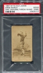 N172 Old Judge Ernie Burch St. Louis Whites PSA 2mk