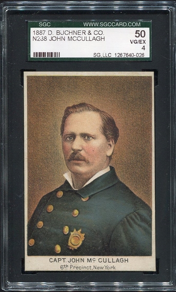 N288 Police Inspectors & Fire Captains John McCullagh 6th Precinct New York SGC 50
