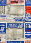 1952 Athletics Score Card vs. Boston Red Sox
