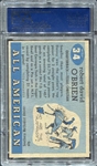 1955 Topps All-American #34 Davey O'Brien PSA 8