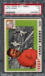 1955 Topps All-American #100 Fats Henry SP PSA 5
