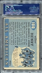1955 Topps All-American #100 Fats Henry SP PSA 5
