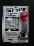 1959 Hartland Golf "Star" Magnetic Dash Ornament on Original Hanger