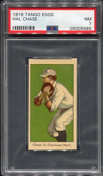 1916 Tango Eggs Hal Chase PSA 7