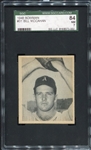 1948 Bowman #31 Bill McCahan Philadelphia Athletics SGC 84