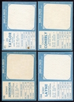 1961 Topps Football Star Card Lot of 4 Different Sharp Cards