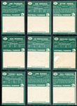 1960 Topps Football Lot of 22 Different Sharp Cards