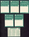 1960 Topps Football Lot of 22 Different Sharp Cards