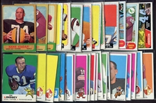 1959-1971 Topps Football Lot of 66 Mostly Different