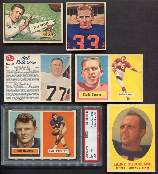 1950-1962 Football Card Lot 