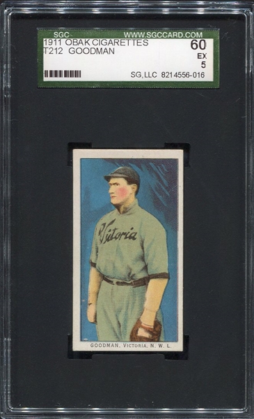 T212 1911 Obak Goodman, Victoria SGC 60